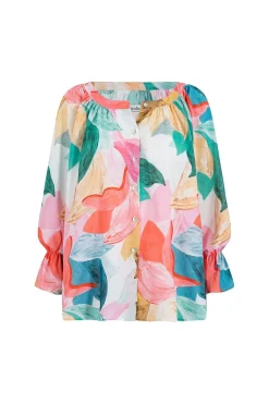 Fashion Carolina Sandra Top in Selena Print