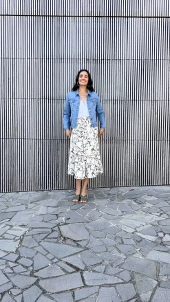 Cheap Carolina Saskia Denim Jacket Blue