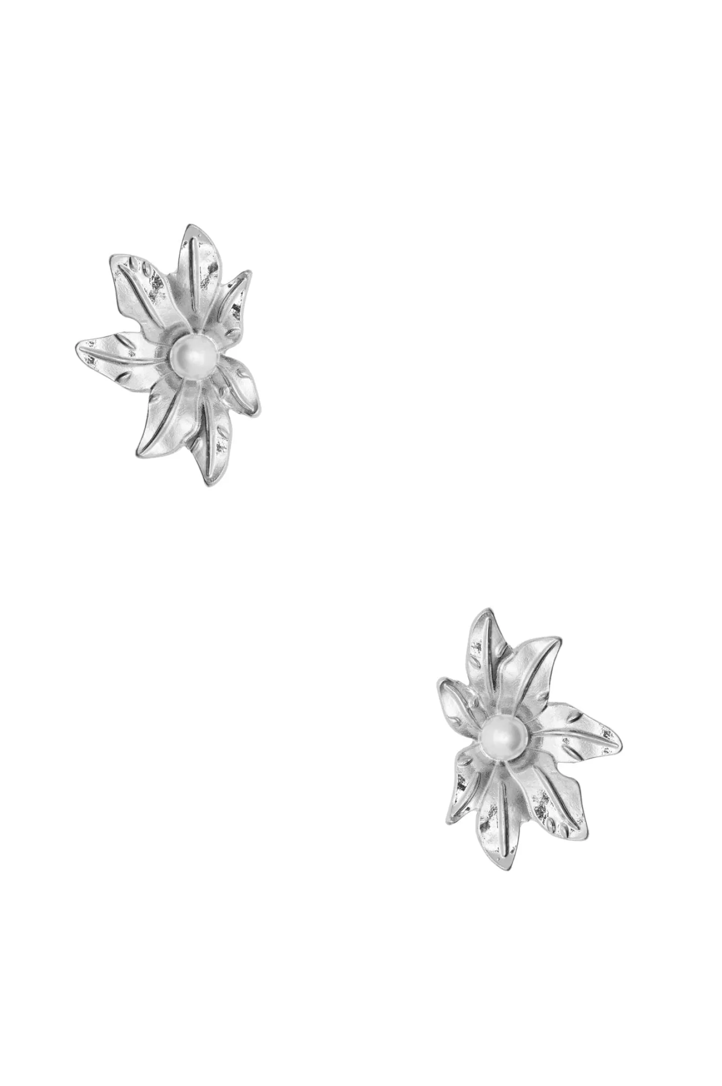 Online Carolina Selah Floral Earrings Silver