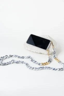 Sale Carolina Shyla Acrylic Mobile Phone Strap Grey