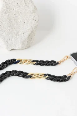 Sale Carolina Shyla Acrylic Mobile Phone Strap Black