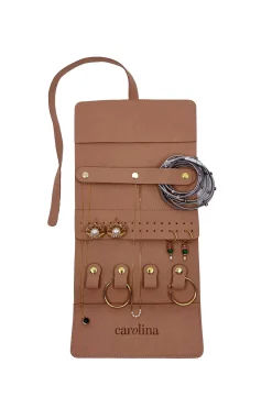 Best Sale Carolina Silas Travel Jewellery Organiser Blush