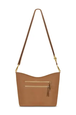 Sale Carolina Simonetta Leather Handbag Tan