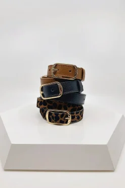 Hot Carolina Skinny Jeans Belt Black
