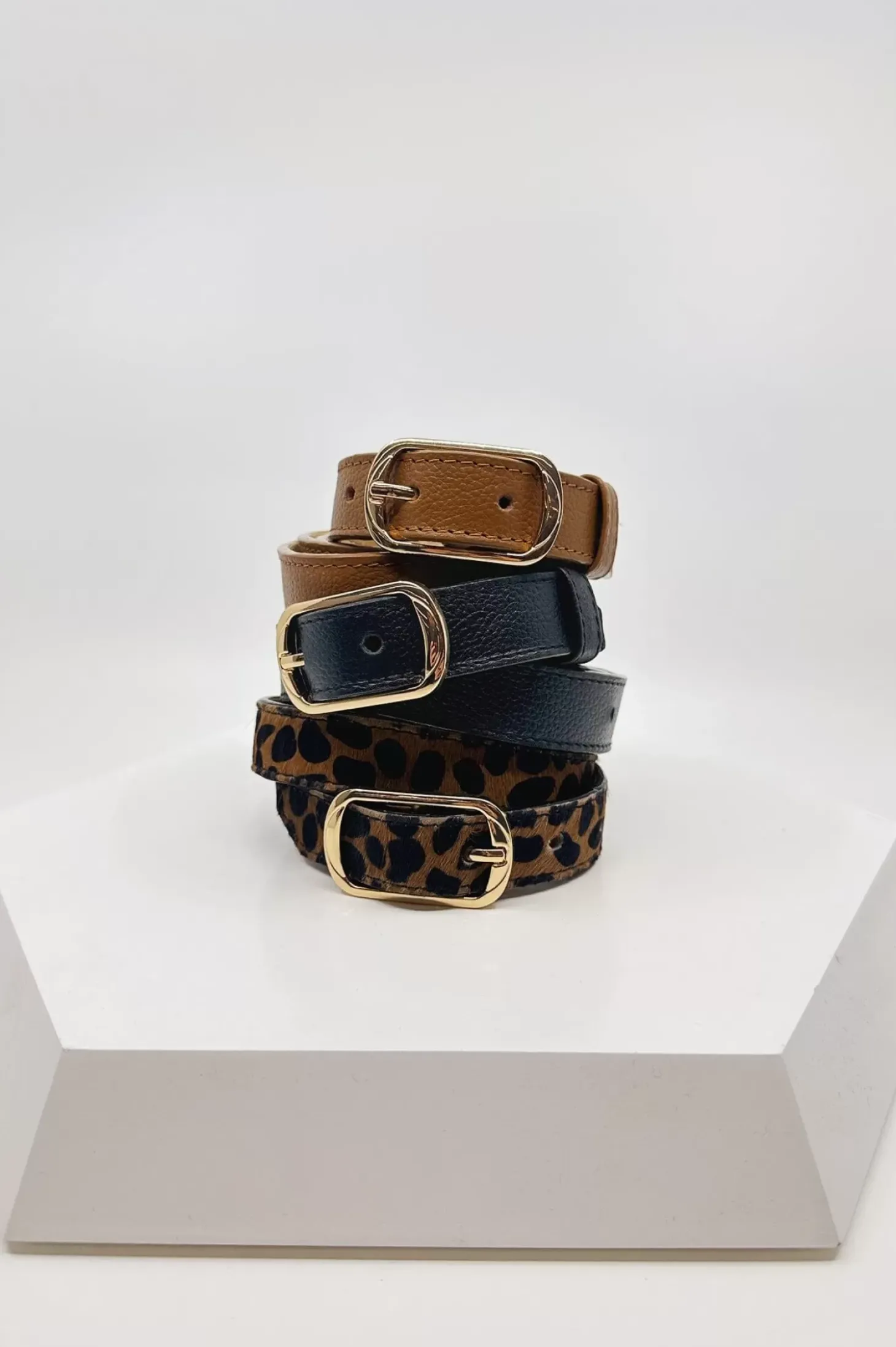 New Carolina Skinny Jeans Belt Tan
