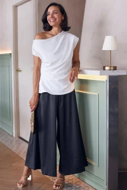 Store Carolina Sloane Wide Leg Pants Black-Pre Order