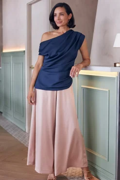 Flash Sale Carolina Sloane Wide Leg Pants Champagne-Pre Order