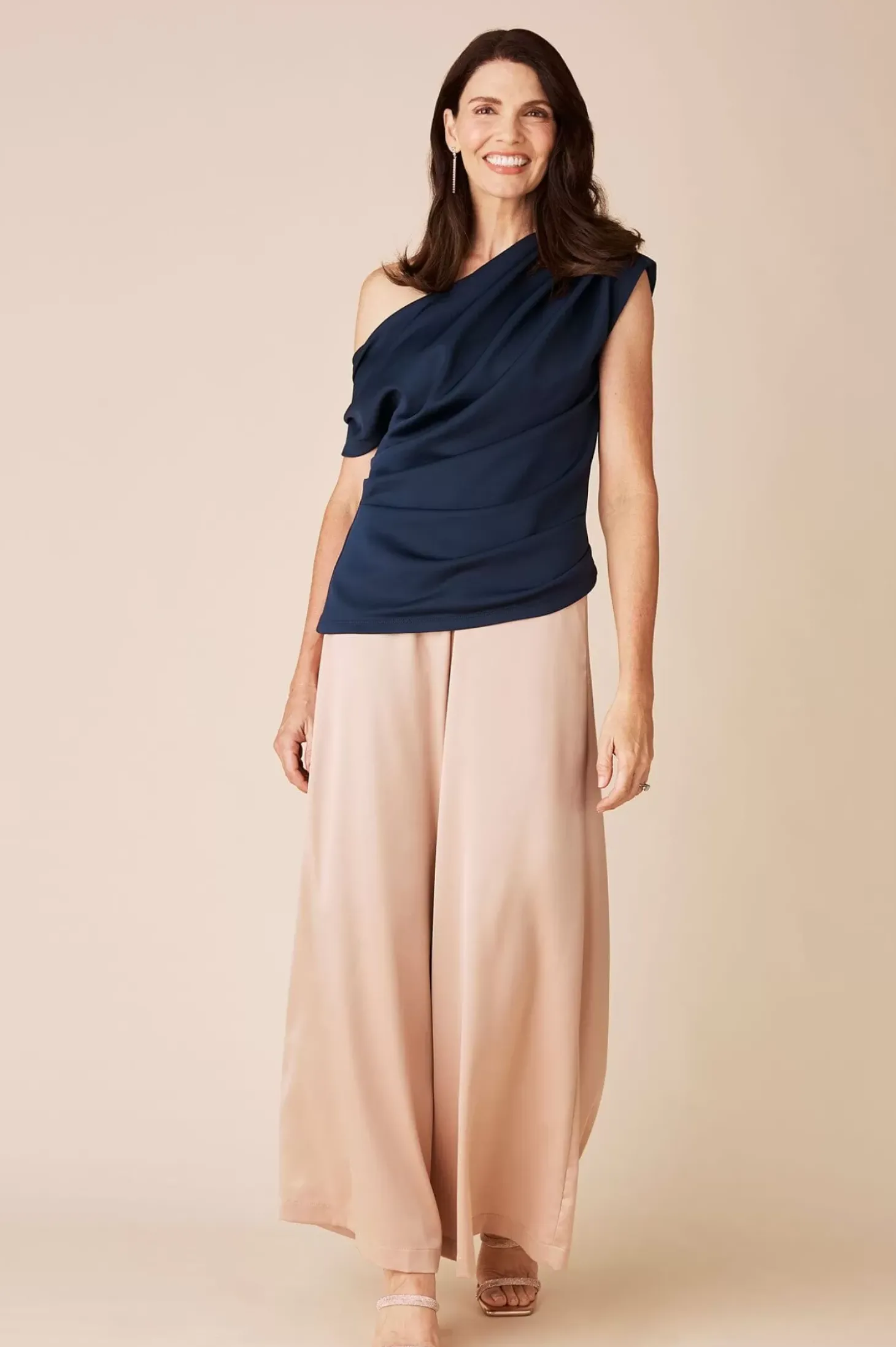 Flash Sale Carolina Sloane Wide Leg Pants Champagne-Pre Order