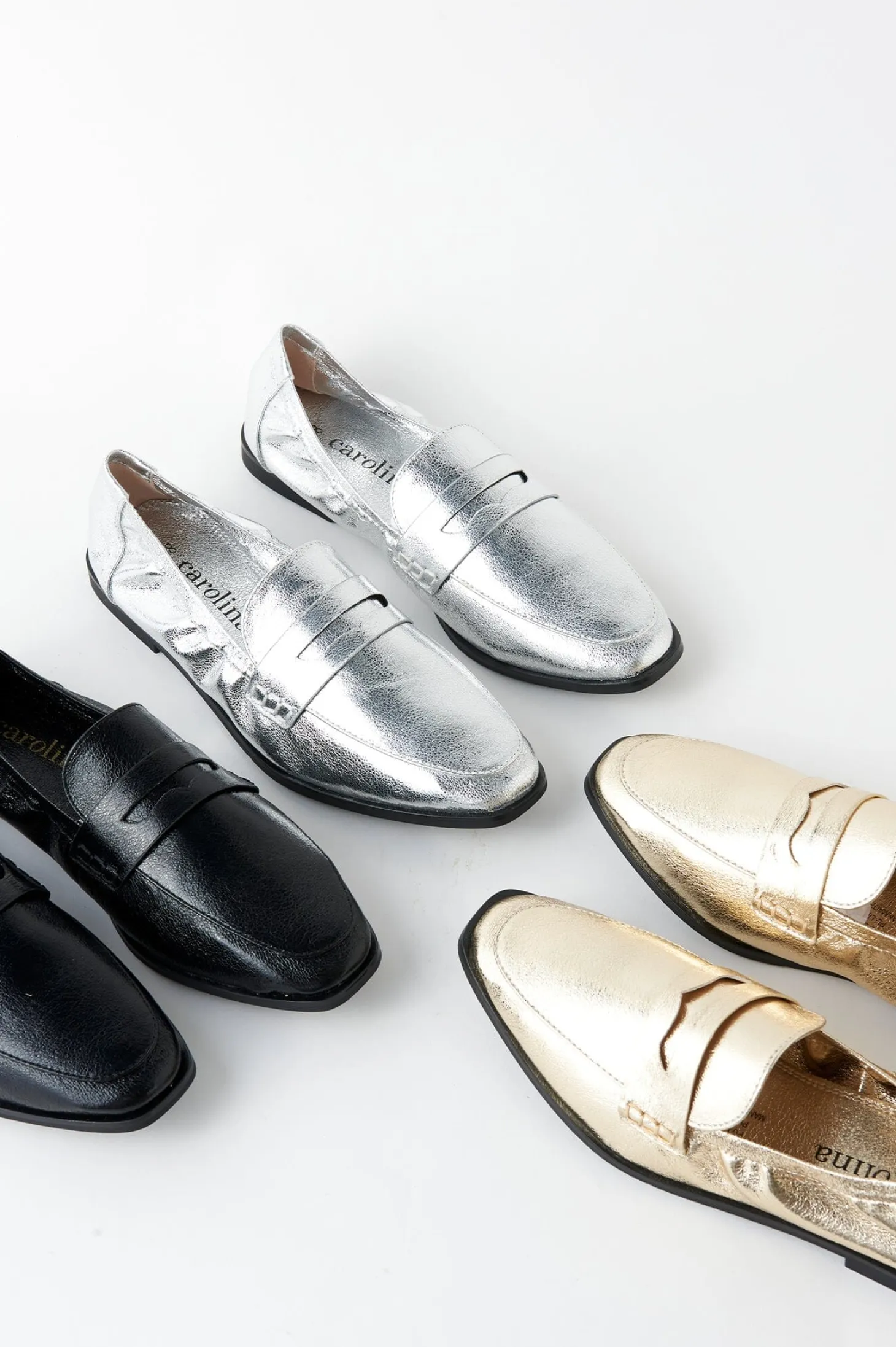 Store Carolina Sonia Loafers Silver