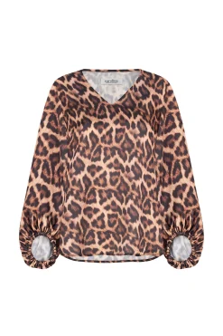 Store Carolina Sovana Long Sleeve Top in Anika Print