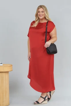 Shop Carolina St Tropez Dress Red
