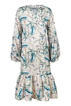 Discount Carolina Stefania Floral Long Sleeve Dress