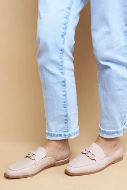 Cheap Carolina Stephanie Mules Blush