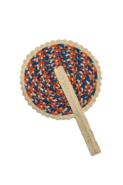 Sale Carolina Summer Fan Orange and Navy