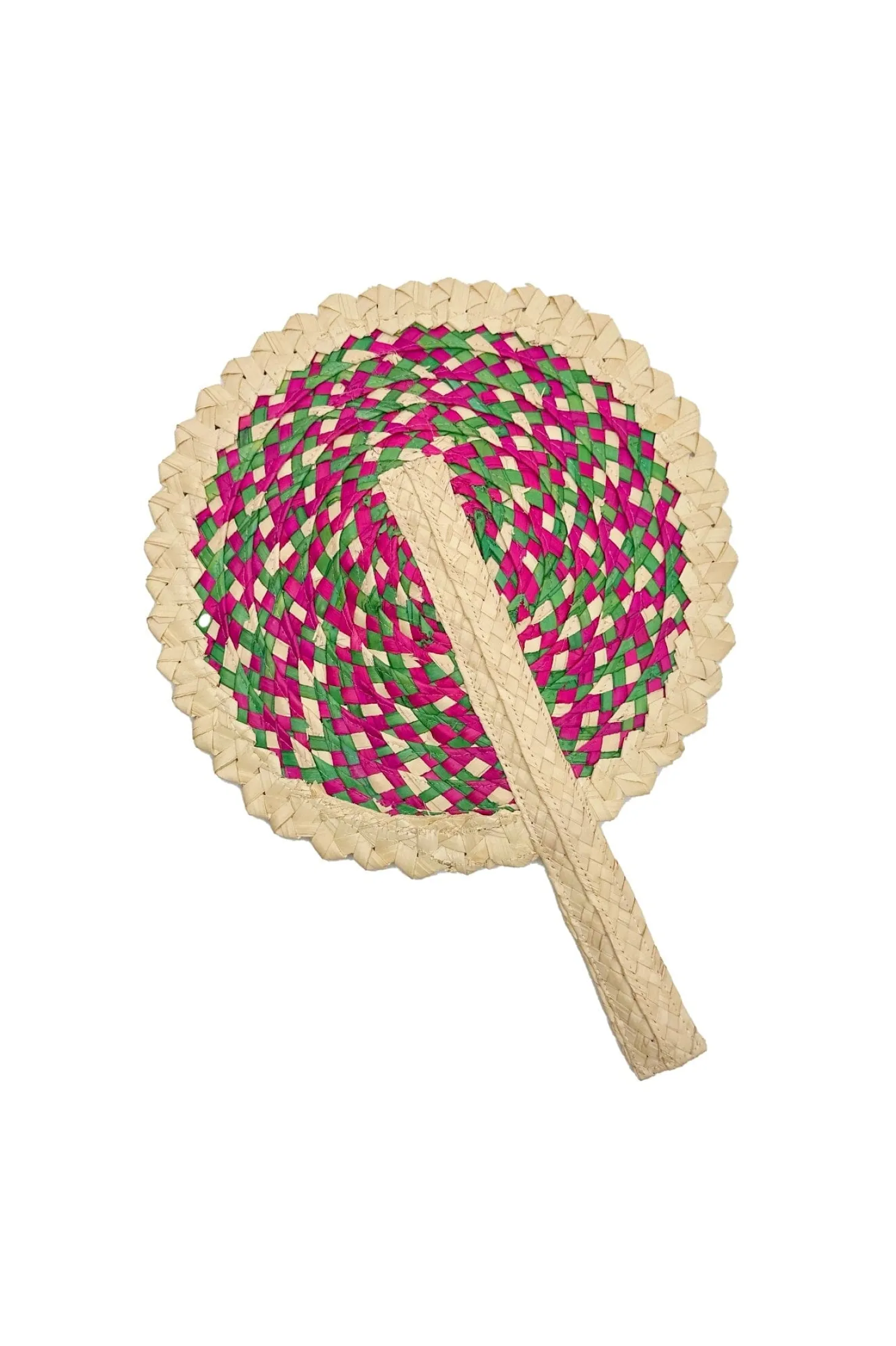 Cheap Carolina Summer Fan Pink and Emerald