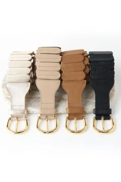 Discount Carolina Tatiana Elasticated Belt Black