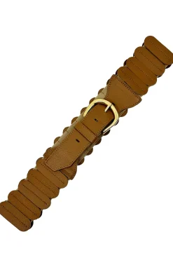 Online Carolina Tatiana Elasticated Belt Tan