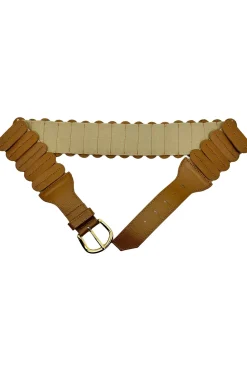 Online Carolina Tatiana Elasticated Belt Tan