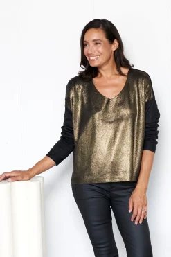 Online Carolina Teagan Shimmer Jumper Black