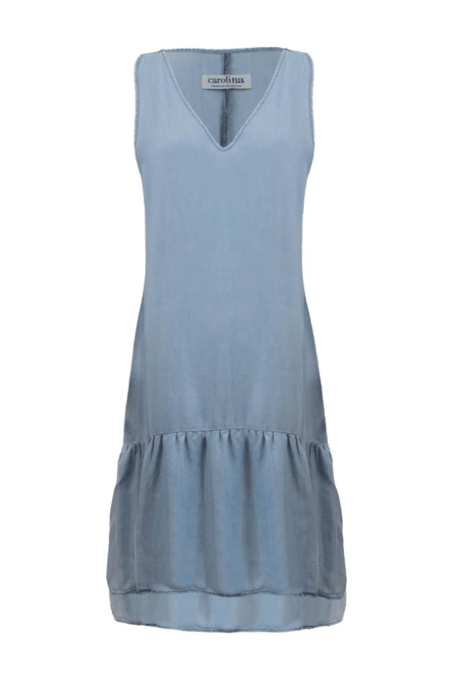 Store Carolina Terra Sleeveless Tencel Dress