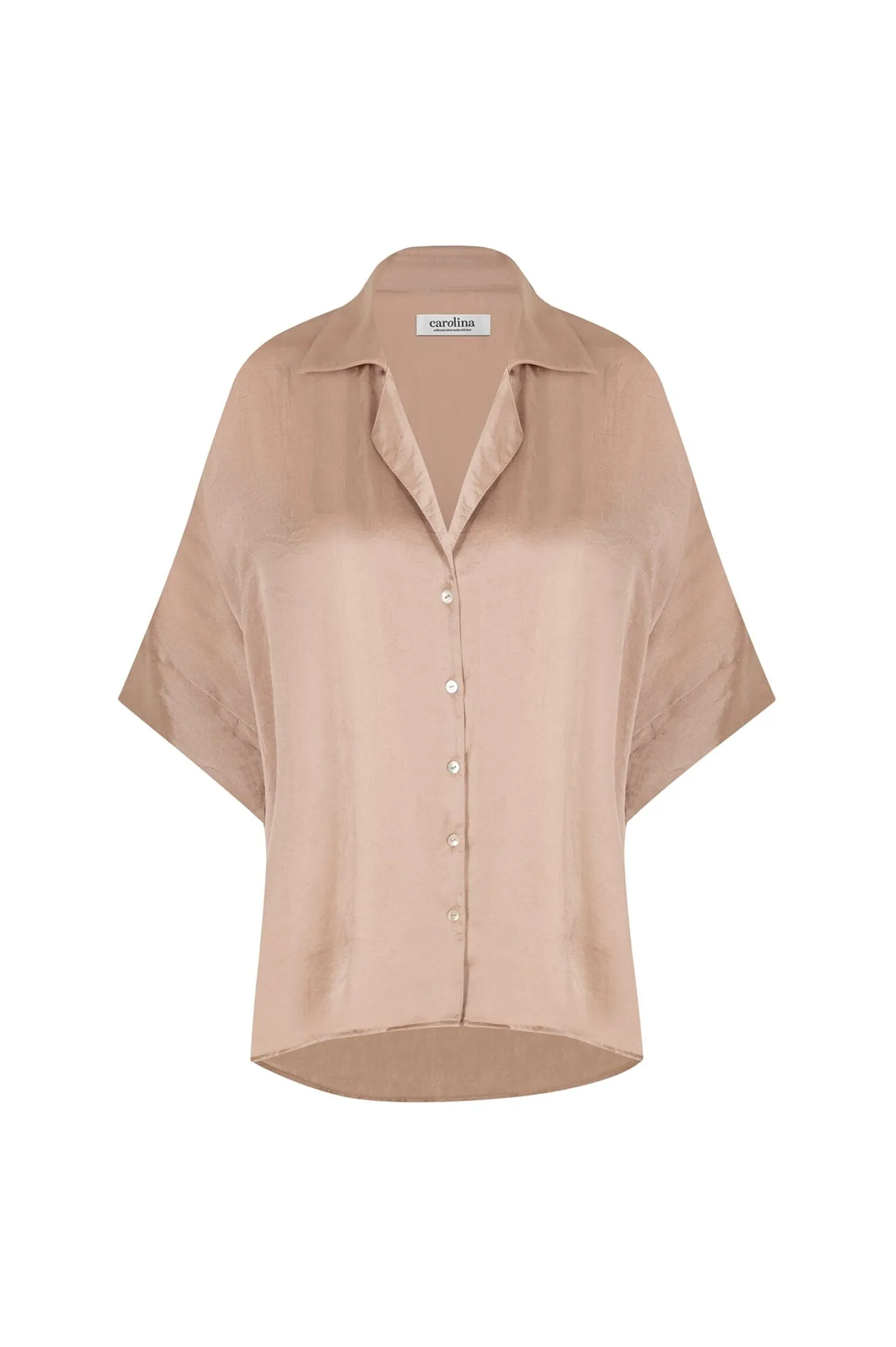 Store Carolina Tory Short Sleeve Collared Shirt Espresso
