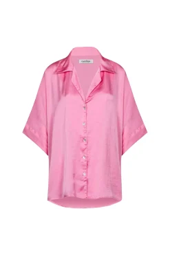 Cheap Carolina Tory Short Sleeve Collared Shirt Pink