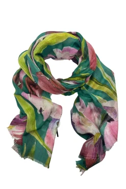 Clearance Carolina Tulip Modal Scarf Green