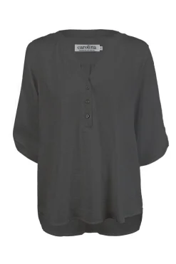 Shop Carolina Tuscany Mid Sleeve Top Black