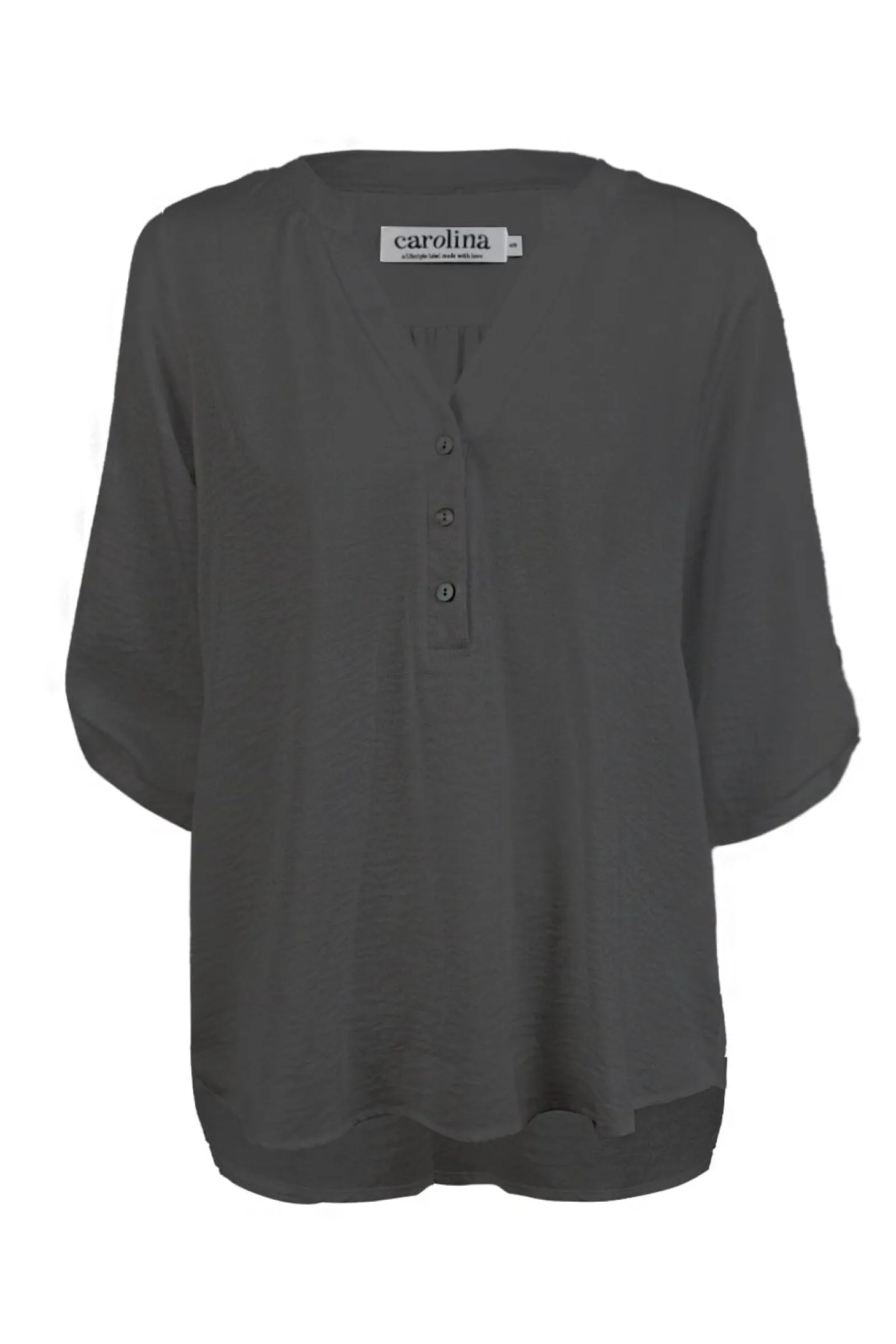 Shop Carolina Tuscany Mid Sleeve Top Black