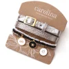 Shop Carolina Under the Stars Leather Bracelet