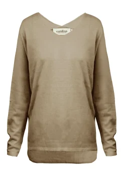 Outlet Carolina Vienna Fine Knit Jumper Mocha