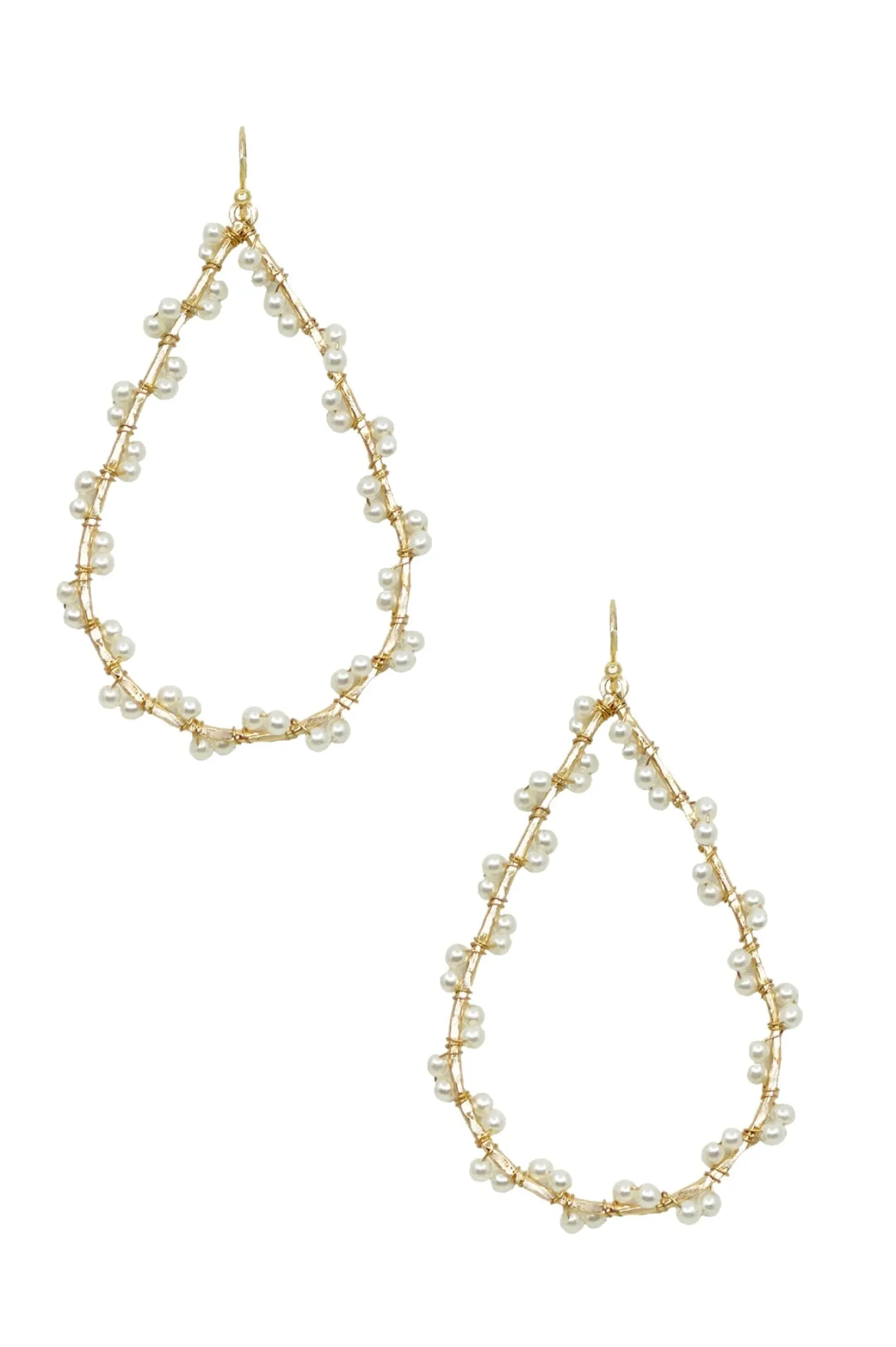 Shop Carolina Wren Pearl Earrings Gold