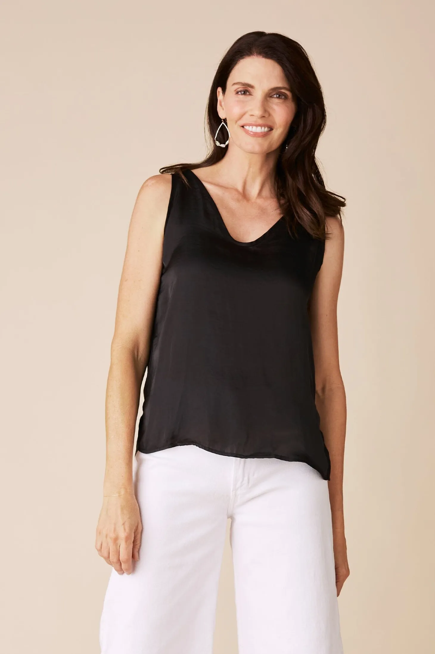 Flash Sale Carolina Zoe Sleeveless Top Black
