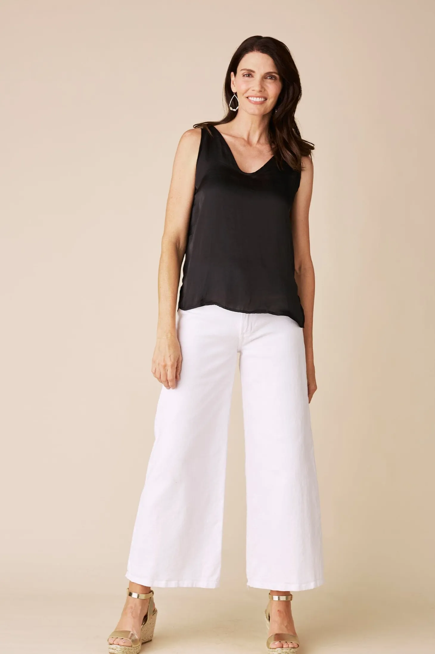 Flash Sale Carolina Zoe Sleeveless Top Black
